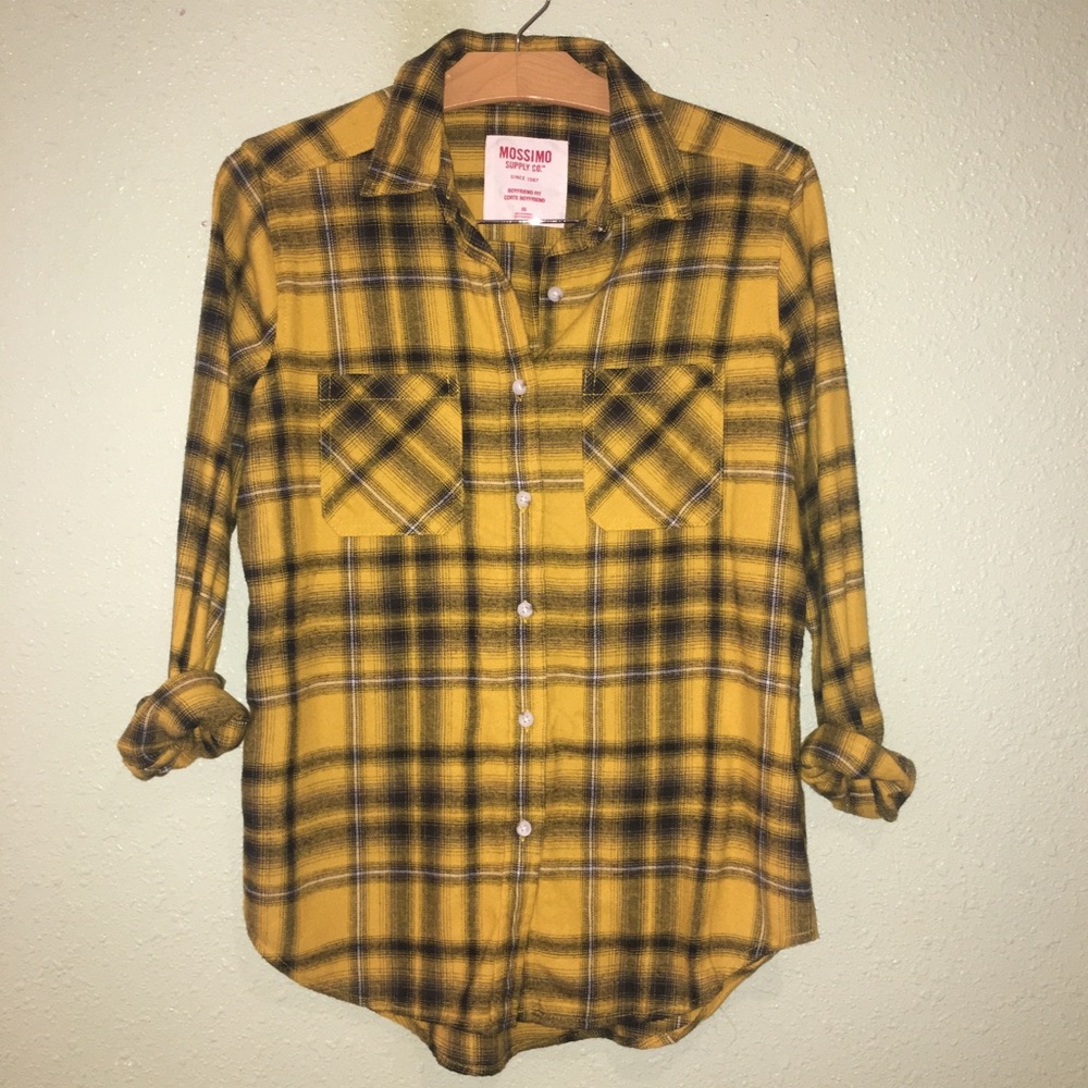 Yellow Plaid Shirt